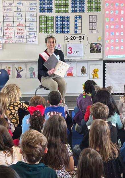 Queen at Manavon School 2024-03